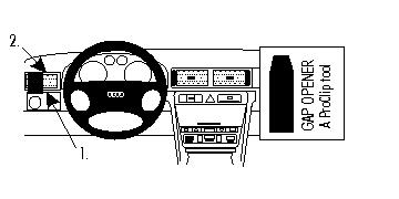 ProClip - Audi A6 / S6 1998-2003 Left mount - 802592 - 802592