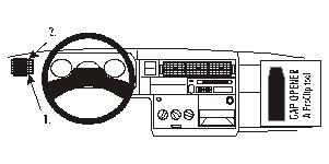 ProClip - Volkswagen T4/ Pickup 1996-2002 /  Caravelle 1996-2003 Left mount - 802852 - 802852
