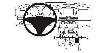ProClip - BMW 5-Serie M5 E60, E61 2004-2010 Console mount - 833379 - 833379