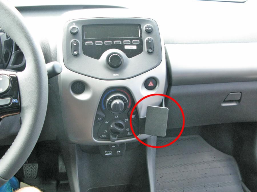 ProClip - Citro&euml;n C1 - Peugeot 108 - Toyota Aygo 2014-> Angled mount - 855035 - 855035