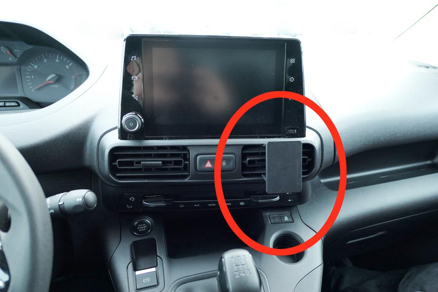 ProClip - Citroen Berlingo III /Opel Combo/ Peugeot Partner, Rifter 2019-> Toyota ProAce CenterMount - 855484 - 855484