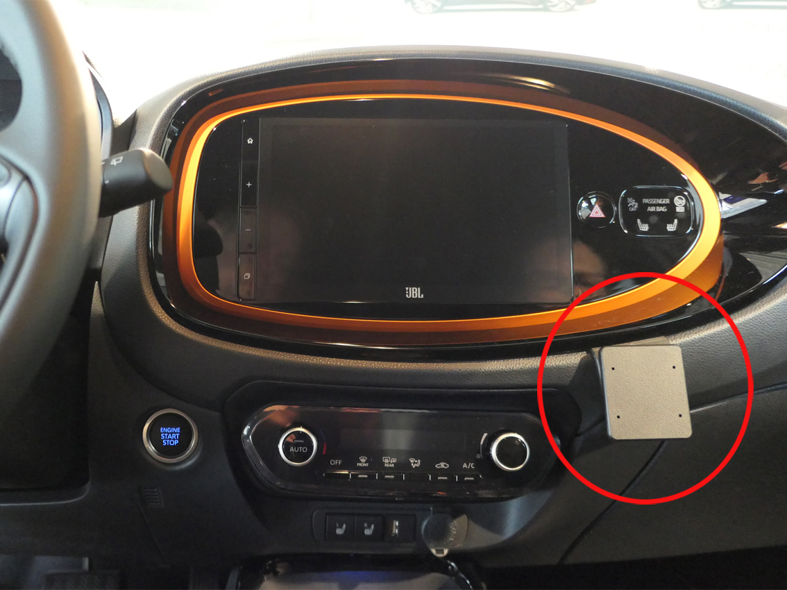 ProClip -  Toyota Aygo 2023-> Angled mount - 855817 - 855817
