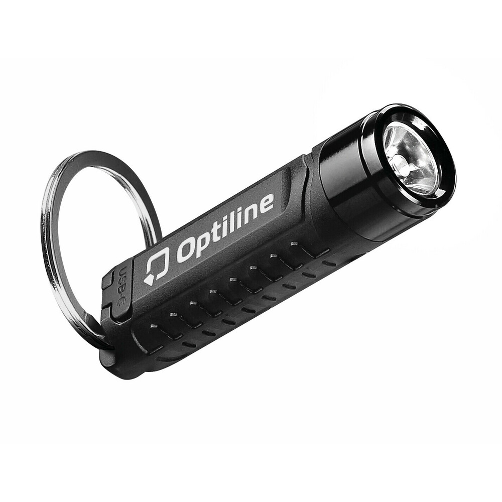 Optiline Opti Tracker sleutelhanger zaklamp, werkt met Apple "find my" oplaadbaar via USB-C poort - 91767 - 91767