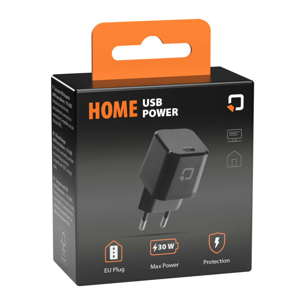 Optiline thuislader, USB C 30W - 110/230V ultra compact - 91798 c 01 - 91798