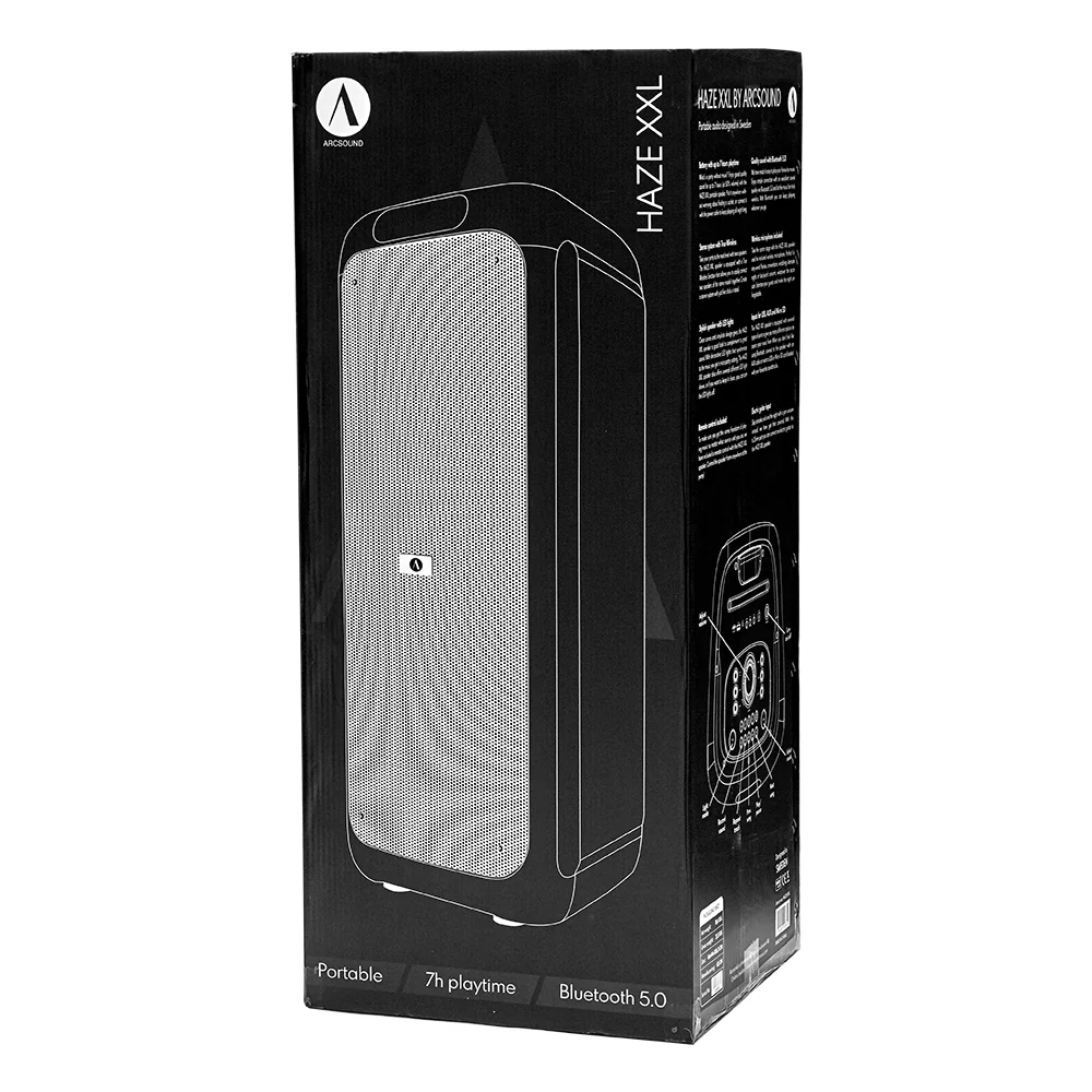 Arcsound HAZEXXL Bluetooth speaker 200W, black - 925hazexxl 7 - 925HAZEXXL