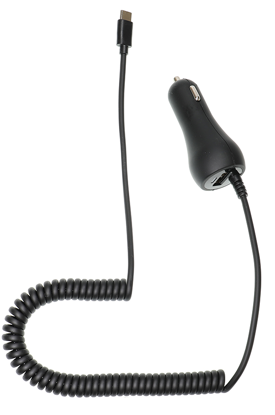 Brodit USB-C Lader 12/24V 2.1A  Met extra USB A-uitgang in de sigarettenplug 1A - 944020 - 944020