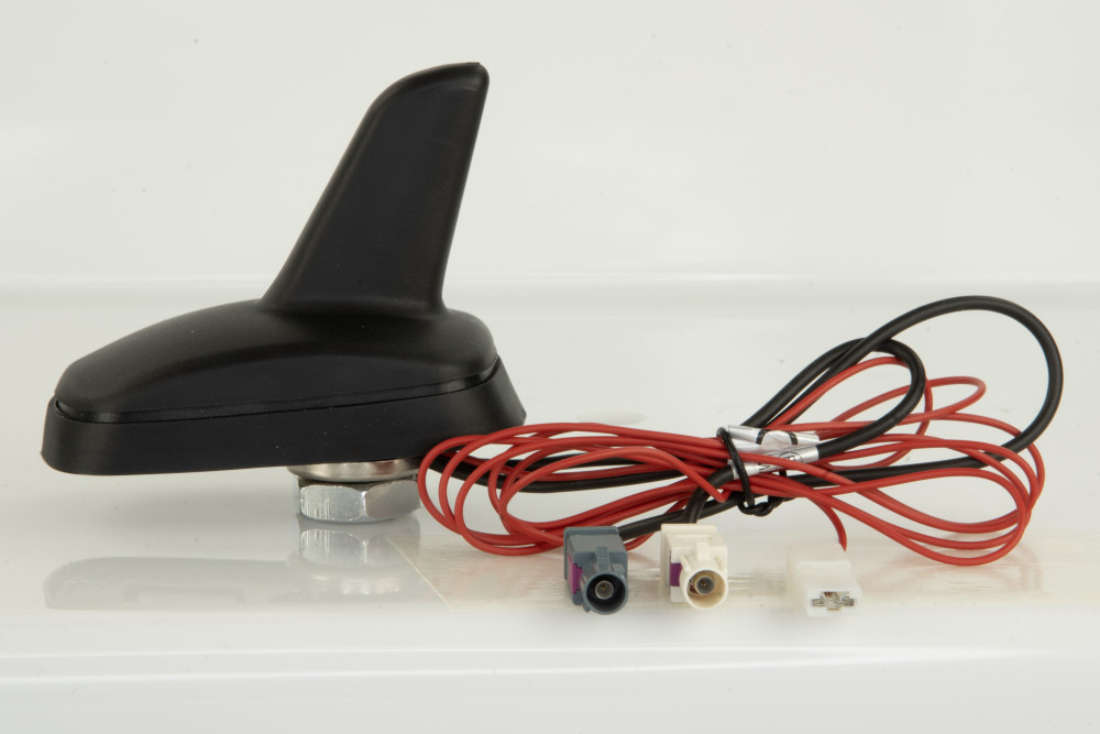 Shark dakantenne AM/FM & DAB+ (mat zwart) 2x fakra male - Antenna acv0436 - 152000-55