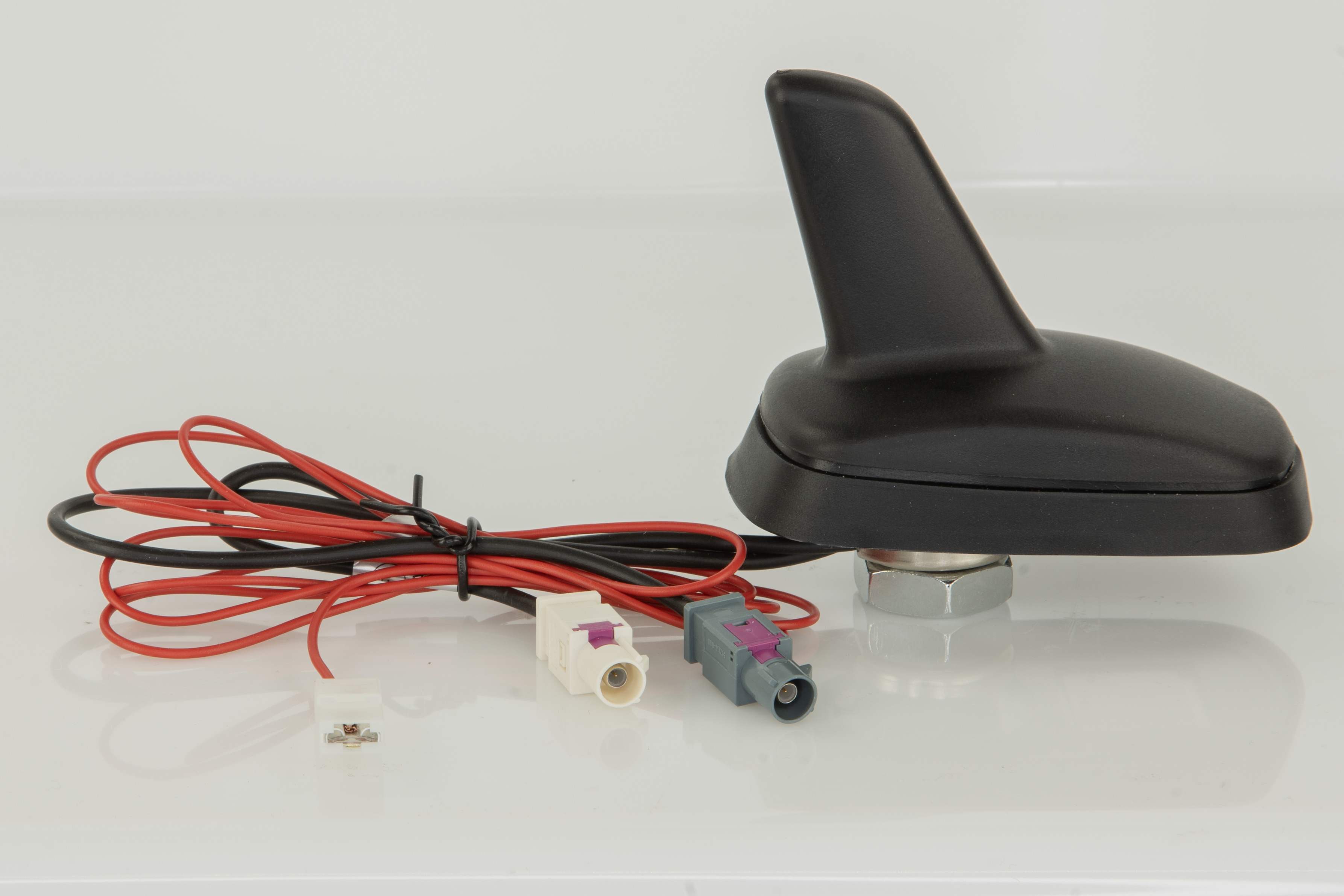 Shark dakantenne AM/FM & DAB+ (mat zwart) 2x fakra male - Antenne acv0414 - 152000-55