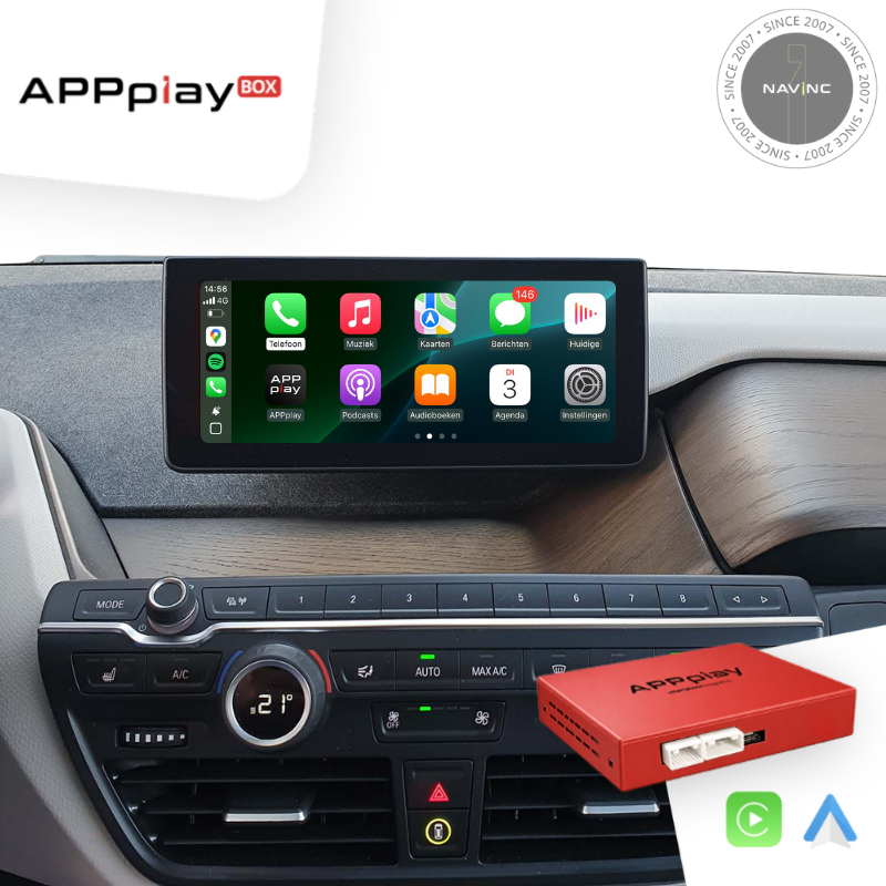 APPplay BOX_BMW i3 & i8 NBT EVO ID5 & ID6 CARplay & Android Auto set - Appplay box bmw i3 nbt evo - NI.CPA-BM-EVOi