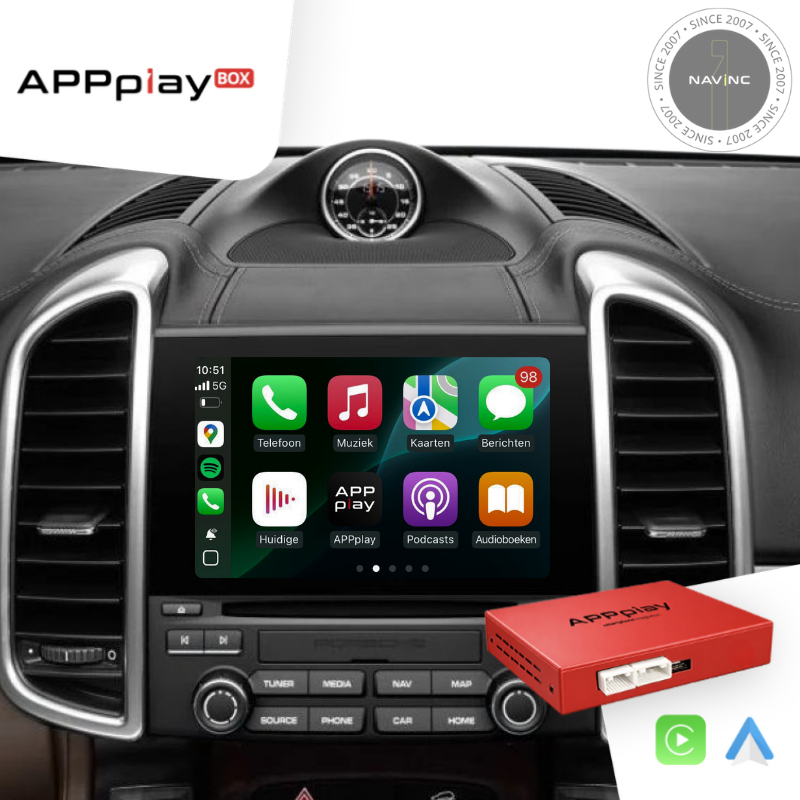 APPplay BOX_Porsche PCM4.0 CARplay & Android Auto set - Appplay box porsche pcm4 - NI.CPA-PO-PCM4