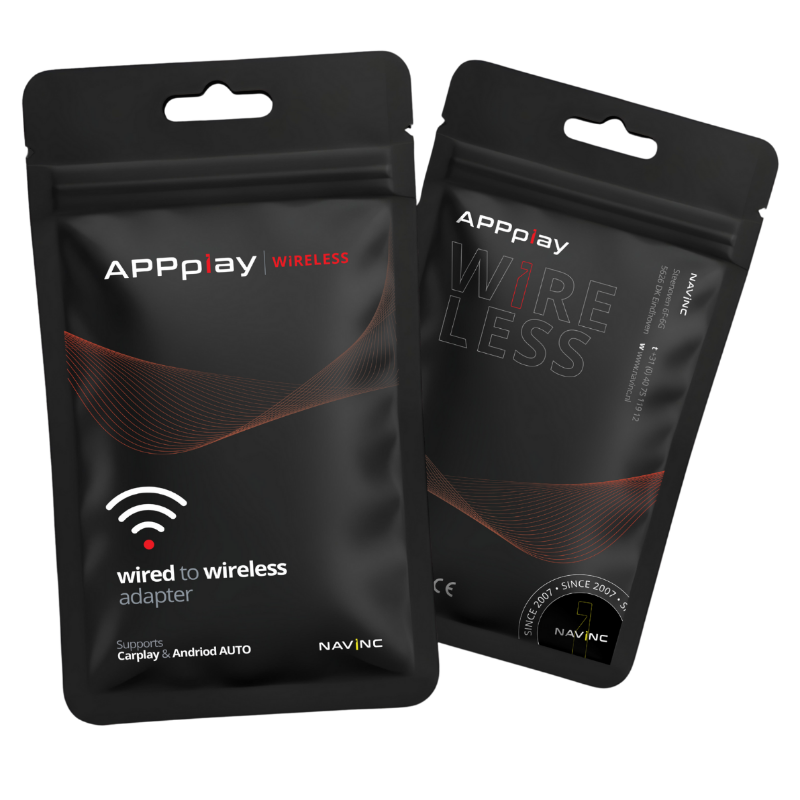 APPplay Wireless Lite - OEM wired to wireless Carplay & Android AUTO adapter (USB-A) - Appplay wireless lite - NI.CP-WLS-LTA