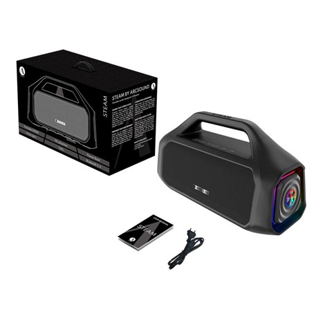 Arcsound STEAM BoomBox 200W, black - Arcsound steam 10 - 925STEAM