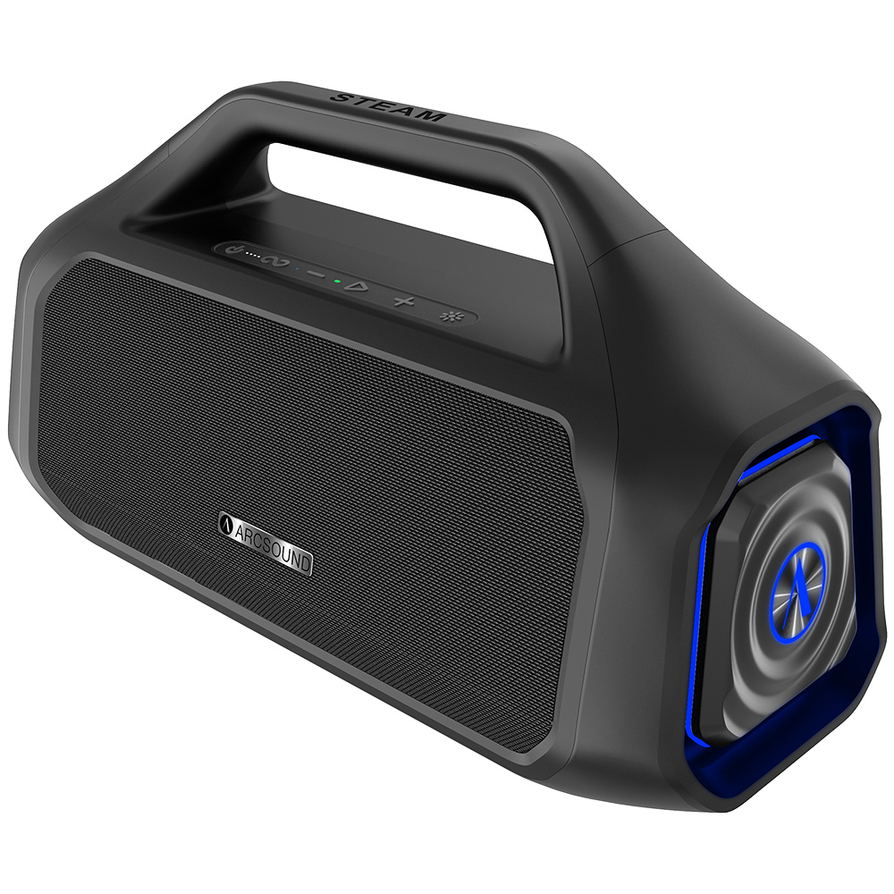 Arcsound STEAM BoomBox 200W, black - Arcsound steam 2 blue - 925STEAM