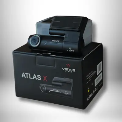 Atlas X - 2 Channel Dash Cam incl. 32GB MSD, voor en achter camera - Atlas x 2 2 - ATLAS-X-2