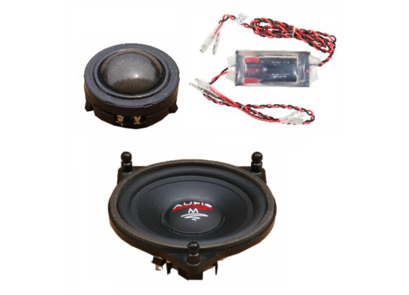 MFIT Mercedes C-klasse W205 80W pasklare 2-weg composet  - Audio system mfit 100 mercedes - MFIT 100 MB C205
