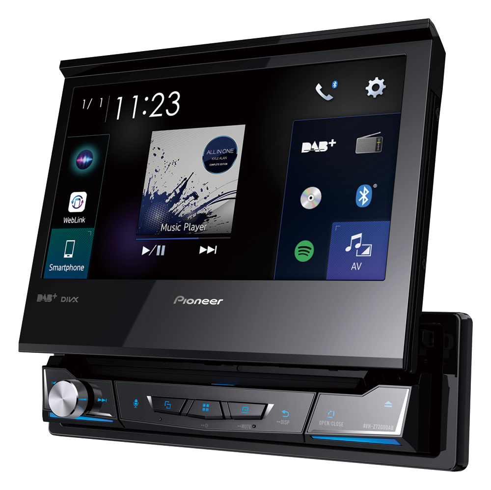 Pioneer AVH-Z7200DAB 1 DIN Klapscherm 7" - Avh z7200dab 3 - AVH-Z7200DAB 
