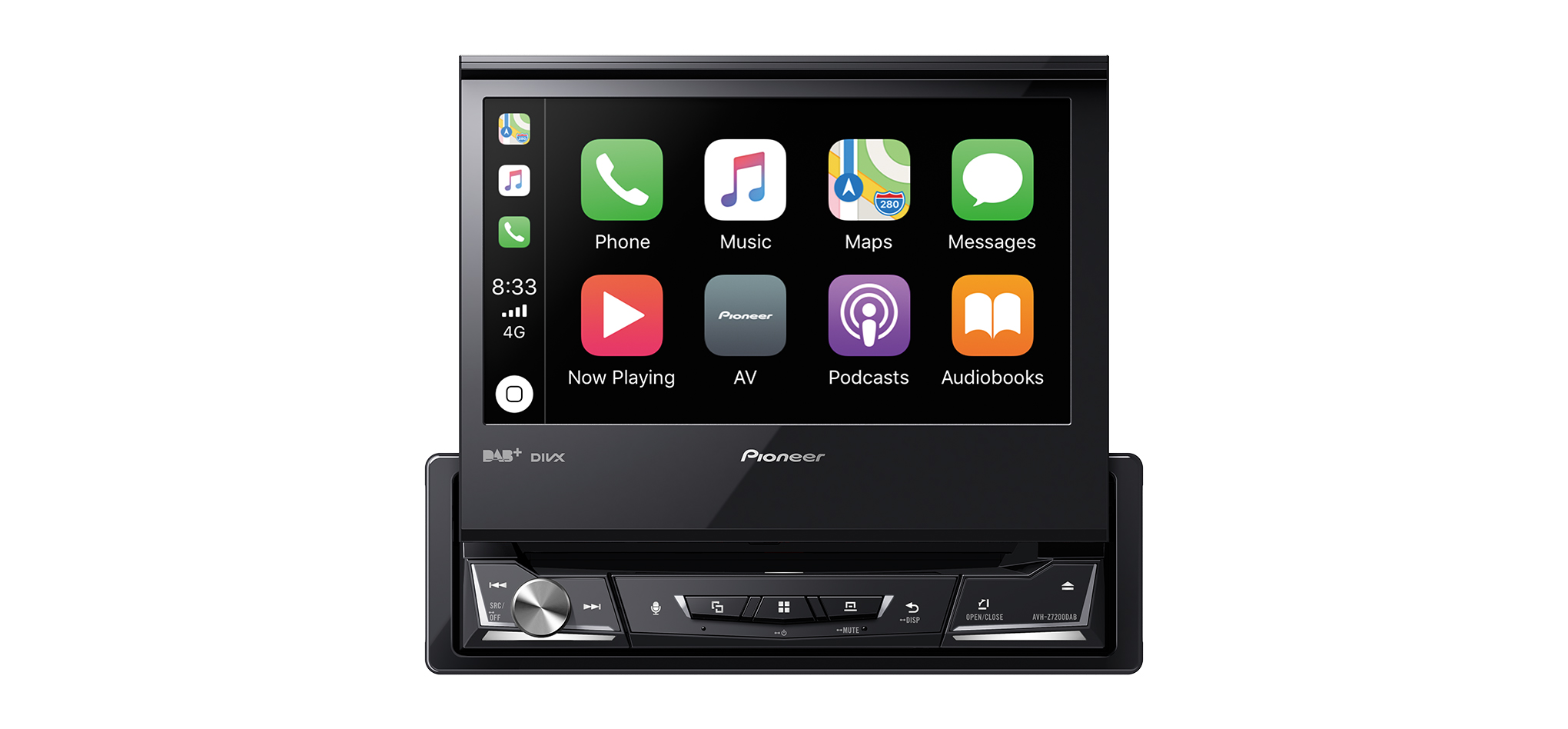 Pioneer AVH-Z7200DAB 1 DIN Klapscherm 7" - Avh z7200dab - AVH-Z7200DAB 