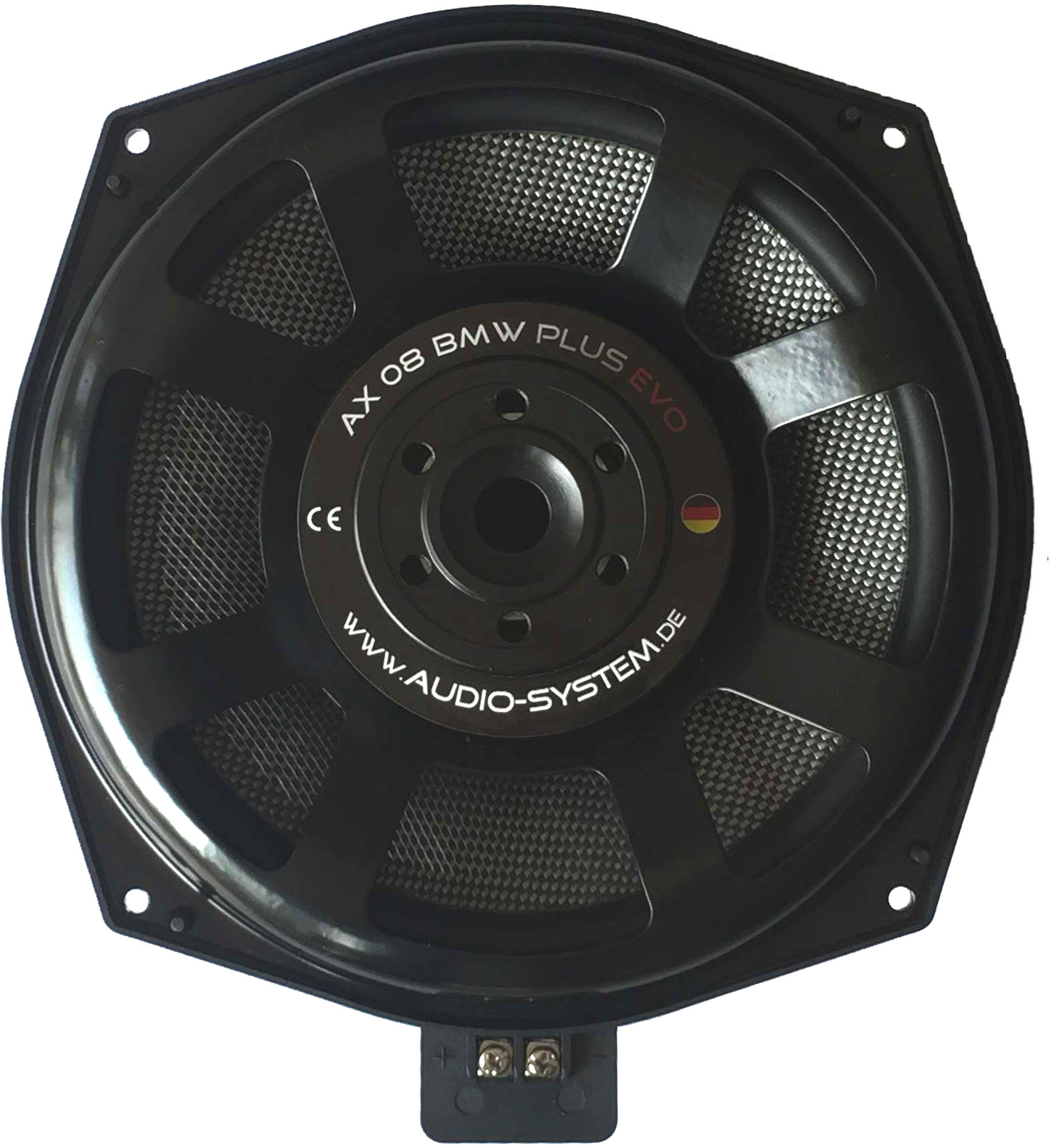 AUDIO SYSTEM 200mm Neodym-Subwoofer. Voor alle E- en F-modellen BMW - Ax 08 bmw plus evo - AX 08 BMW PLUS EVO