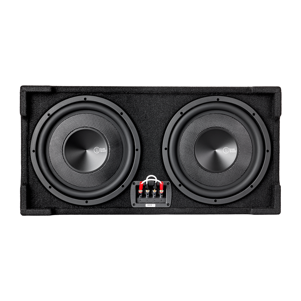 BASS HABIT PLAY Level 1 12" + 12" passive radiator enclosure - Bas habit play pl2212 sr x2 - PL2212SR