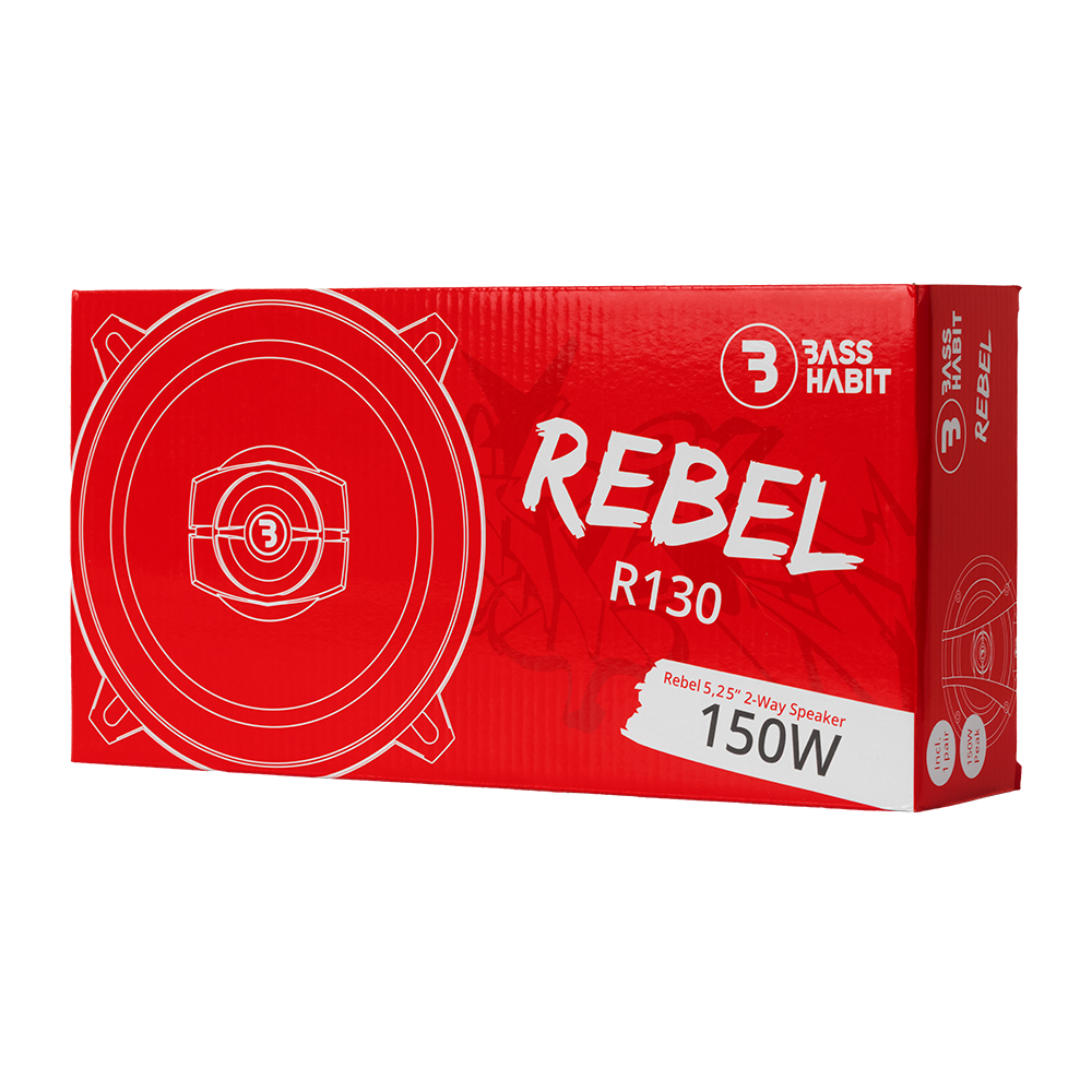BASS HABIT REBEL 5.25" 2-way speaker - Bass habit rebel r130 7 - R130