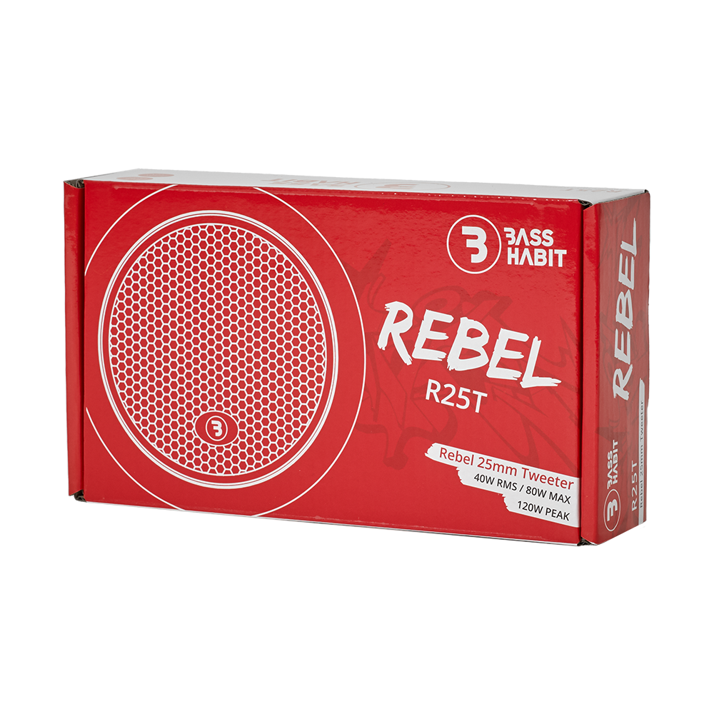 BASS HABIT REBEL 1" Tweeter                                                      - Basshabit r25t 6 - R25T