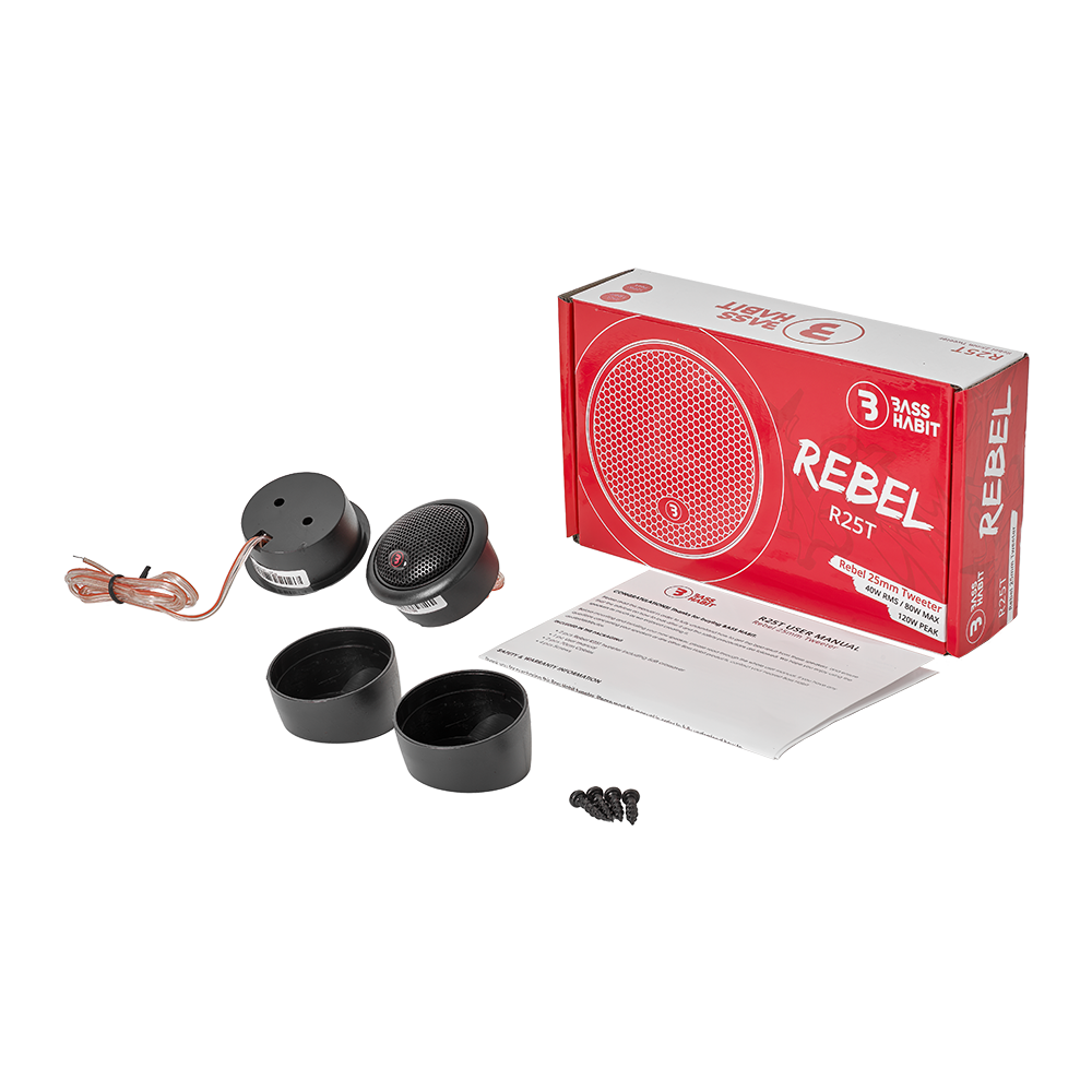 BASS HABIT REBEL 1" Tweeter                                                      - Basshabit r25t 7 - R25T