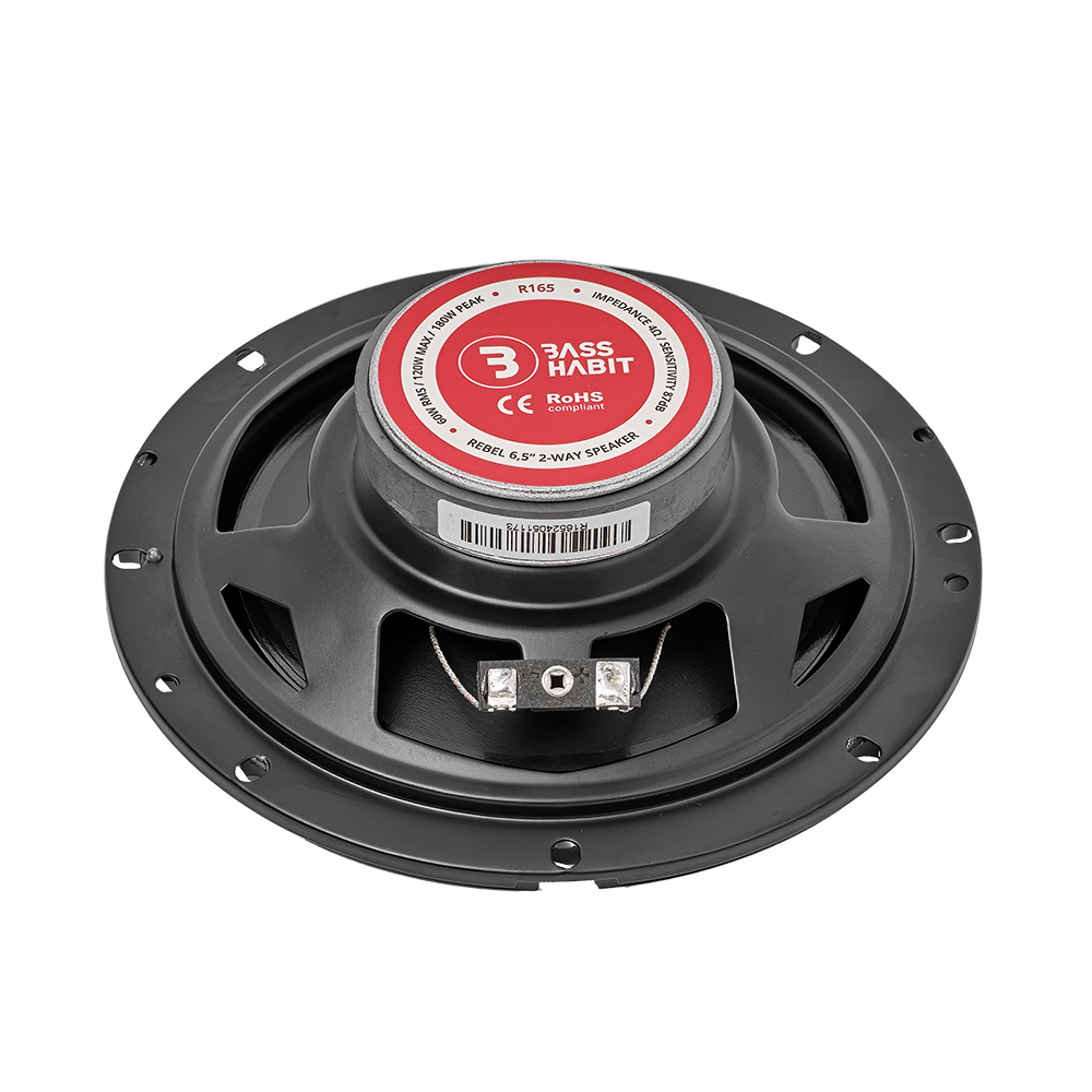 BASS HABIT REBEL 6,5" 2-way speaker - Basshabit rebel r165 6 - R165