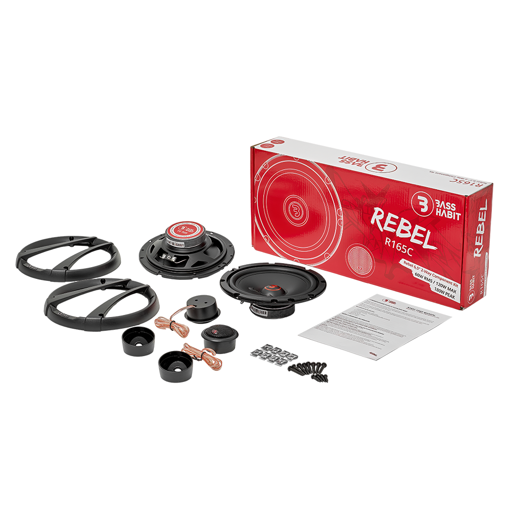BASS HABIT REBEL 6,5" Component speaker - Basshabit rebel r165c 13 - R165C