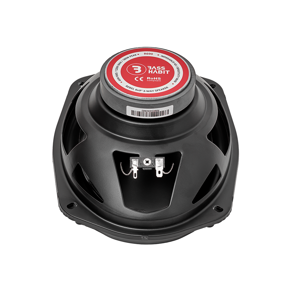 BASS HABIT REBEL 6x9" 3-way speaker' - Basshabit rebel r690 6 - R690