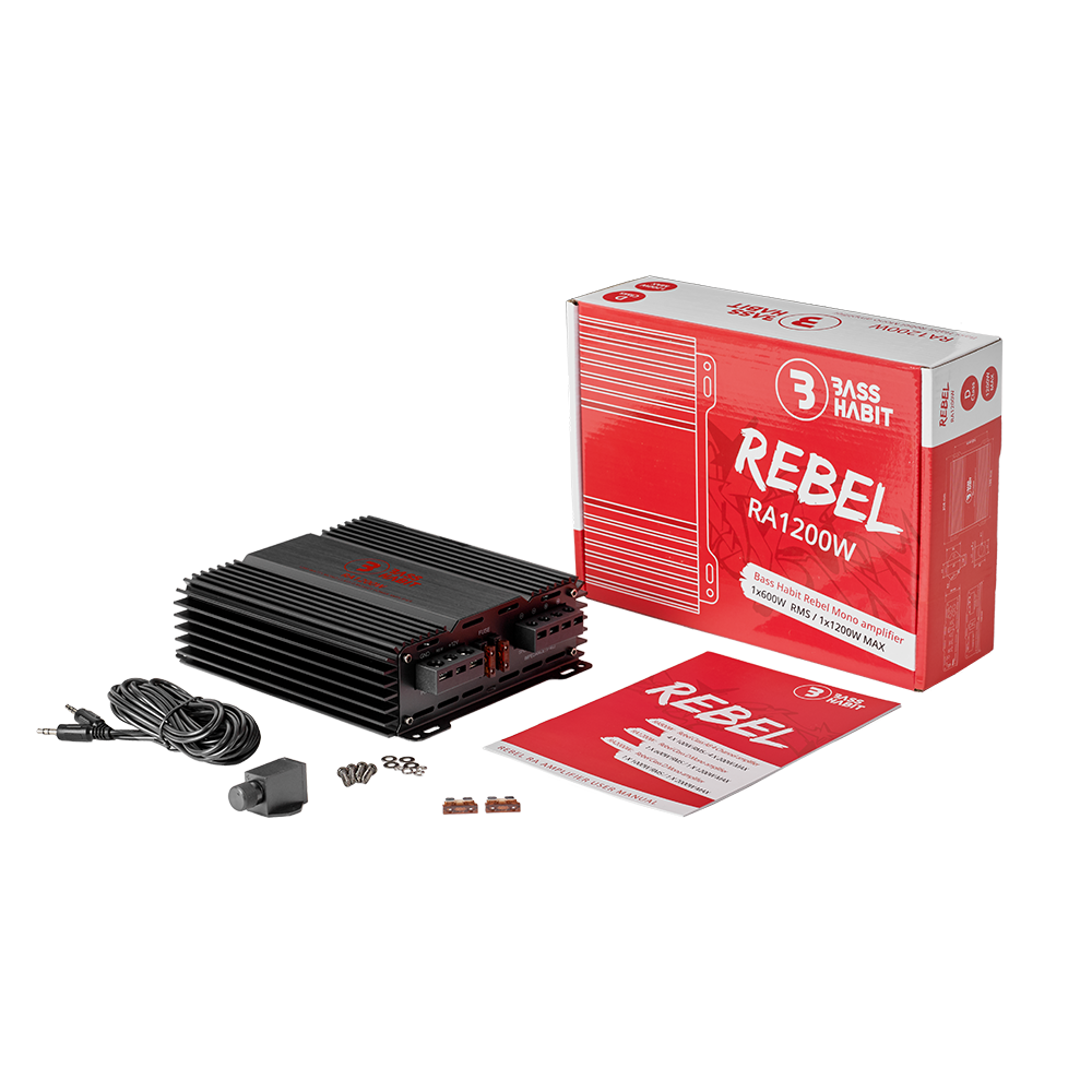 BASS HABIT REBEL Mono amplifier - Basshabit rebel ra1200w 8 - RA1200W