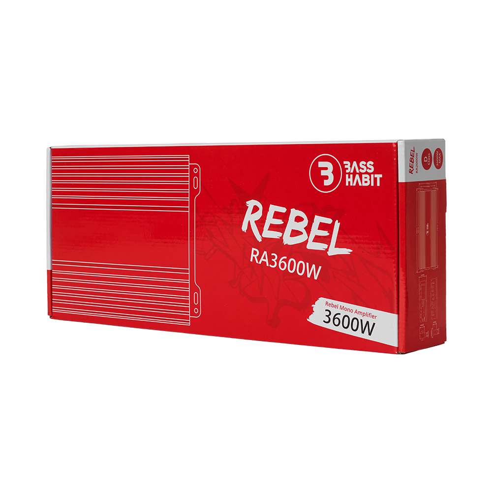 BASS HABIT REBEL Mono amplifier - Basshabit rebel ra3600w 6 - RA3600W