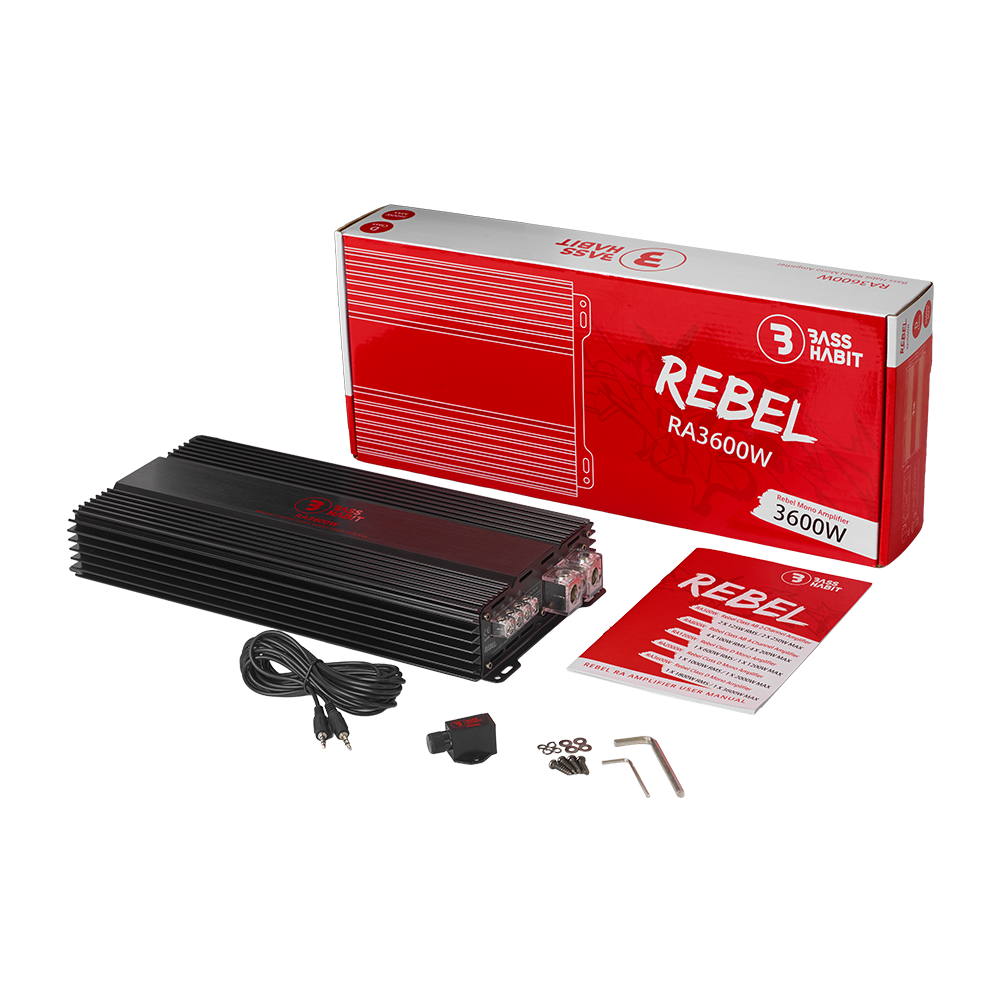 BASS HABIT REBEL Mono amplifier - Basshabit rebel ra3600w 7 - RA3600W