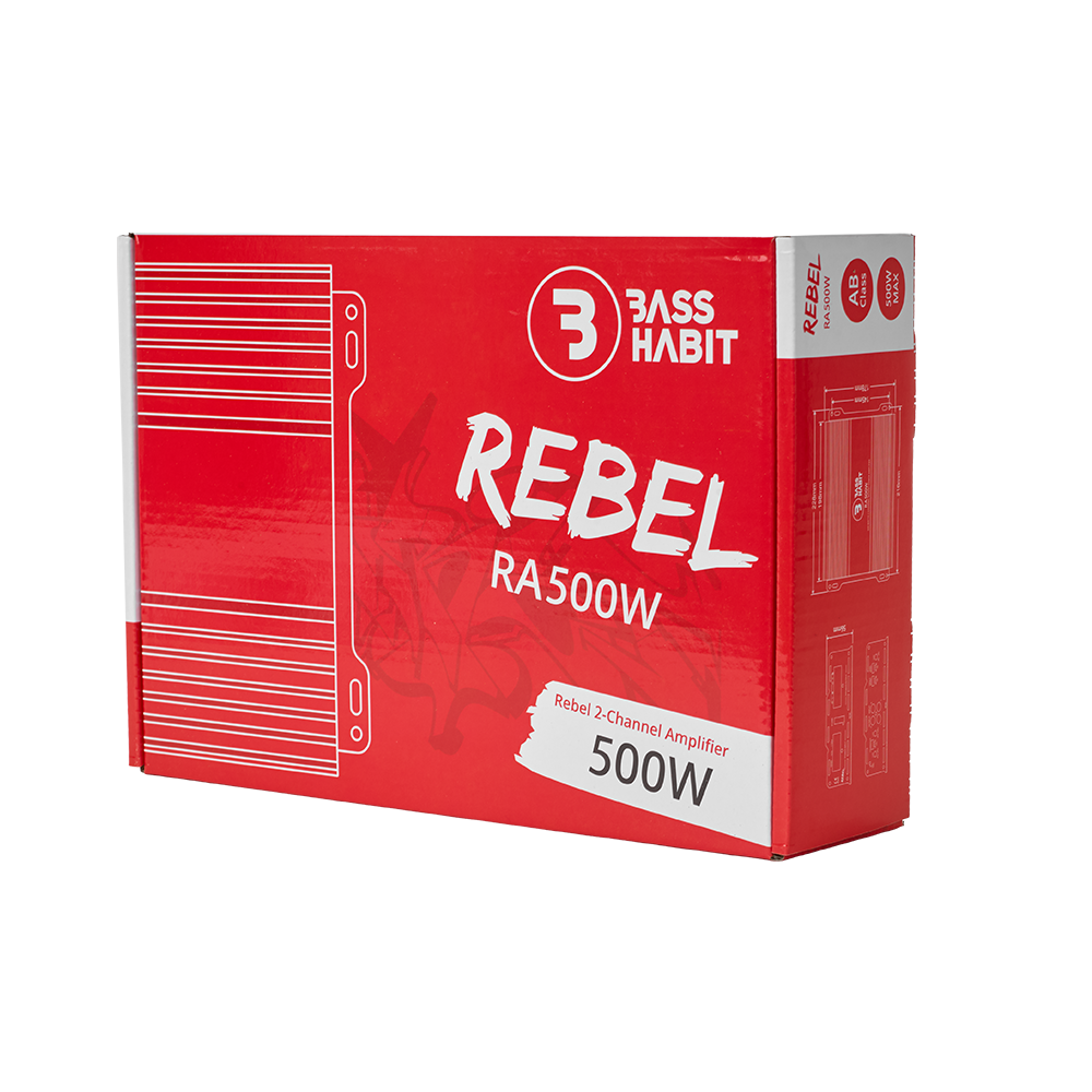BASS HABIT REBEL 2ch amplifier - Basshabit rebel ra500w 6 - RA500W
