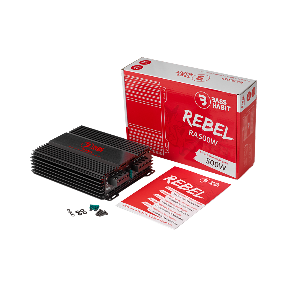 BASS HABIT REBEL 2ch amplifier - Basshabit rebel ra500w 7 - RA500W