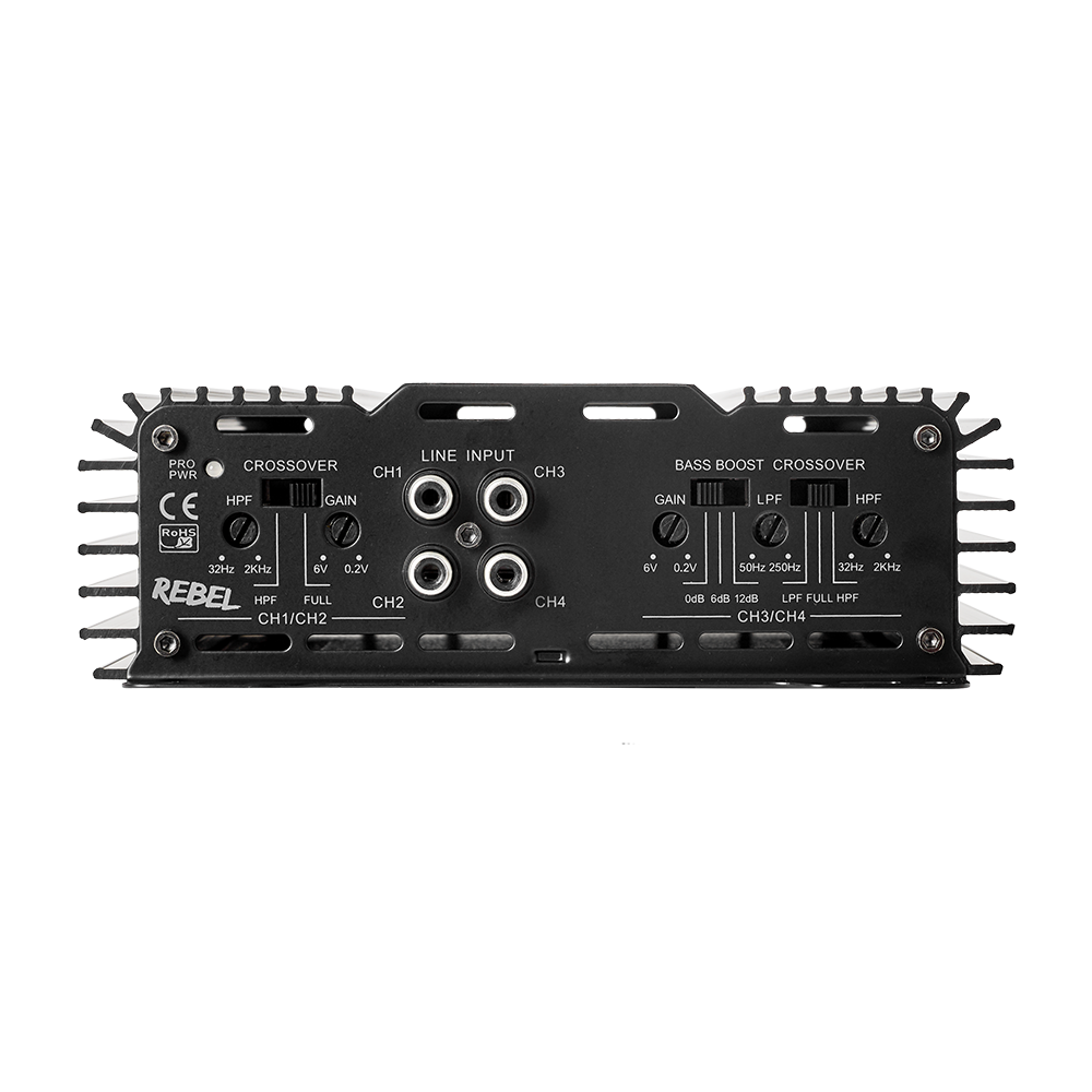 BASS HABIT REBEL 4ch amplifier - Basshabit rebel ra800w 4 - RA800W