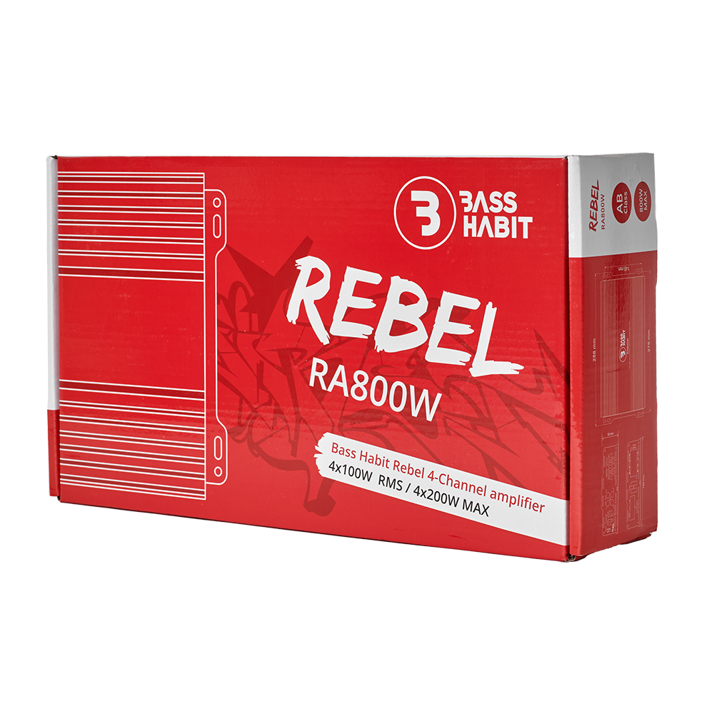 BASS HABIT REBEL 4ch amplifier - Basshabit rebel ra800w 7 - RA800W