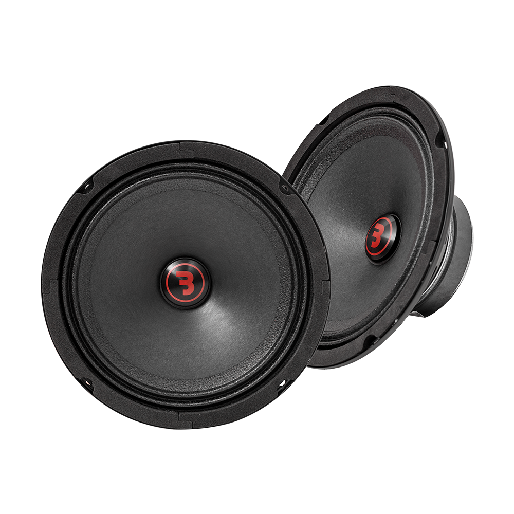 BASS HABIT SPL REBEL 6,5" midrange 4Ohm - Basshabit rebel sr165m set - SR165M