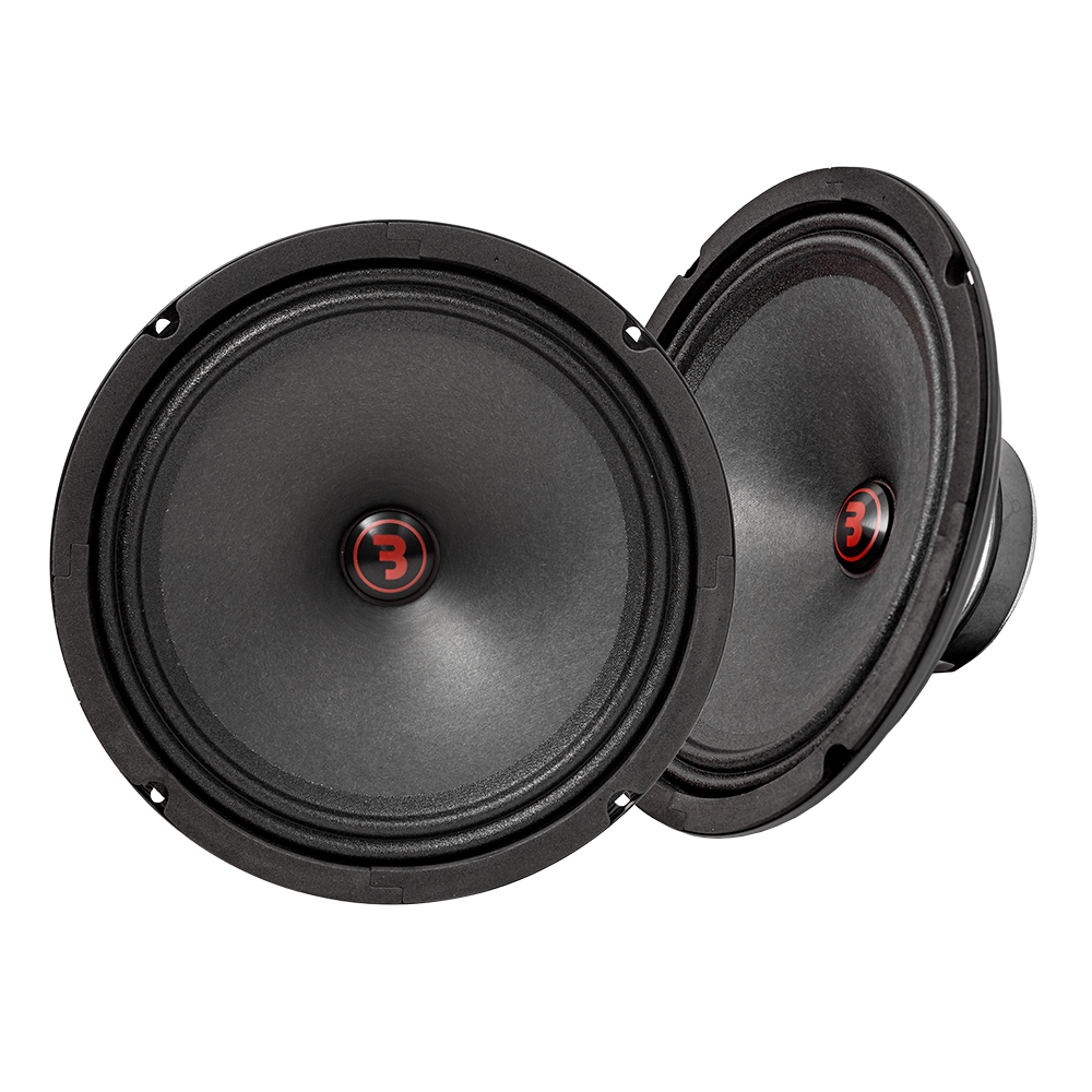BASS HABIT SPL REBEL 8" midrange 4Ohm - Basshabit rebel sr200m set - SR200M