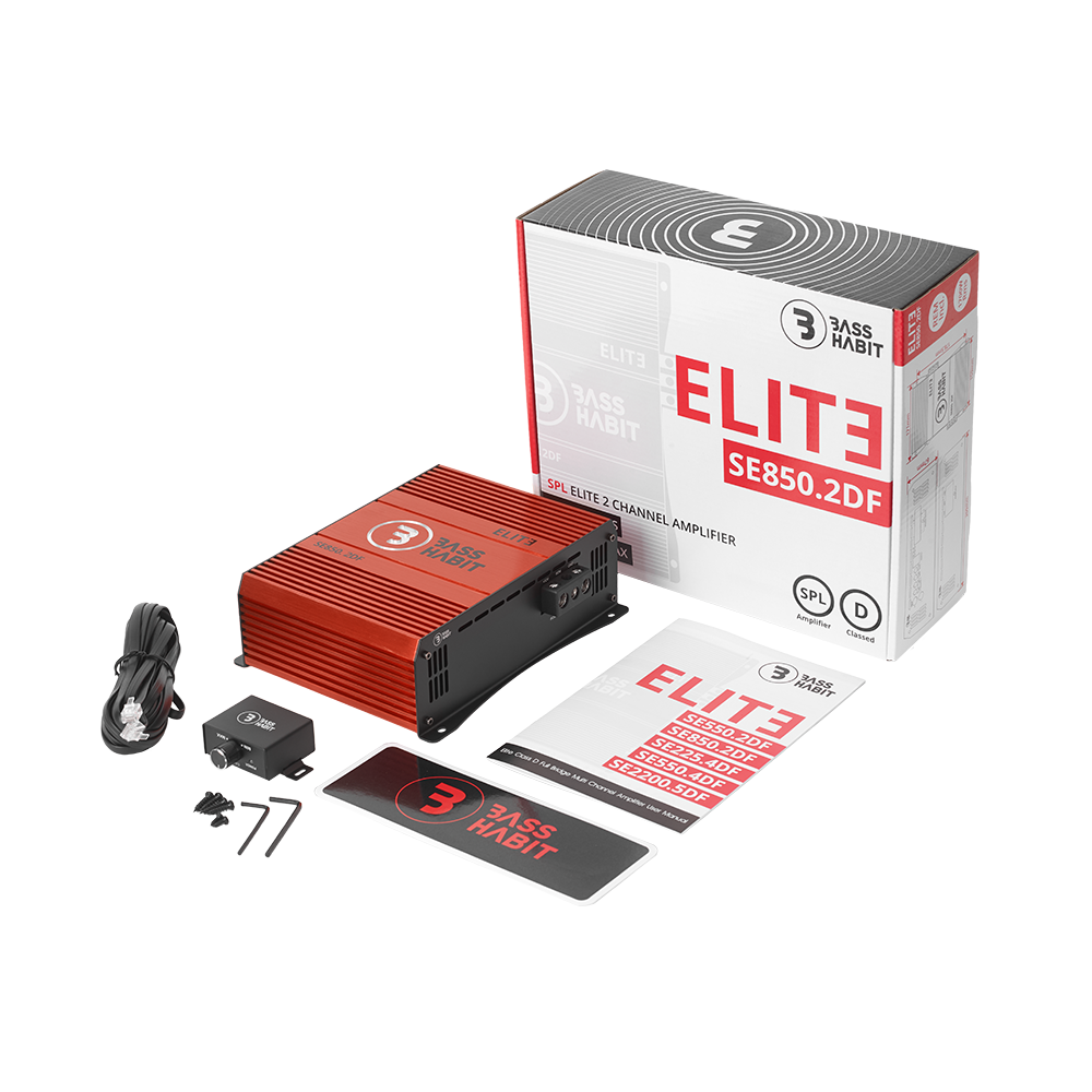 BASS HABIT ELITE G2 2ch amplifier - Basshabit se850 - SE8502DF