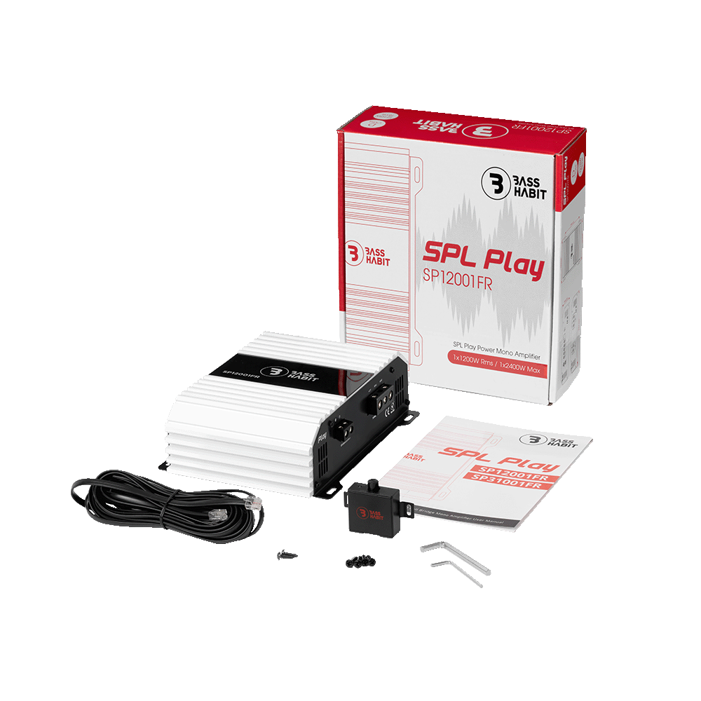 BASS HABIT SPL PLAY Mono Amplifier 1200W RMS - Basshabit sp12001fr 7 - SP12001FR