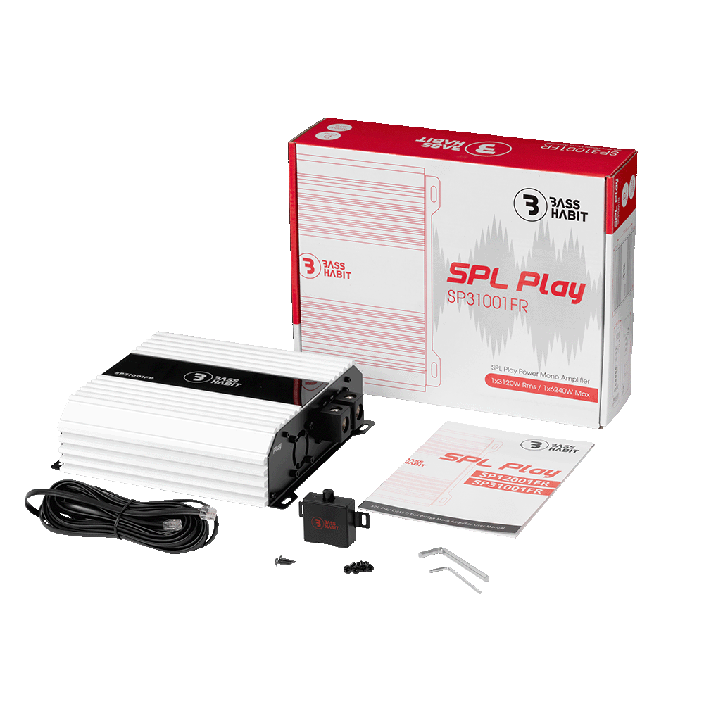 BASS HABIT SPL PLAY Mono Amplifier 3100W RMS - Basshabit sp31001fr 7 - SP31001FR