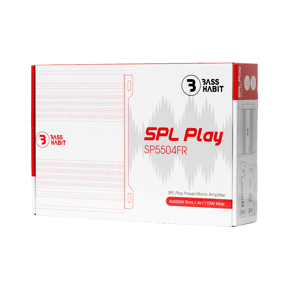 BASS HABIT SPL Play 4ch Amplifier 4x555W RMS - Basshabit sp5504fr 6 - SP5504FR