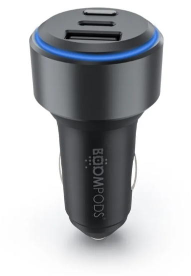 BOOMTAG, snelle autolader met ingebouwde tracker, Apple & Android - Boom1 - TCARUN