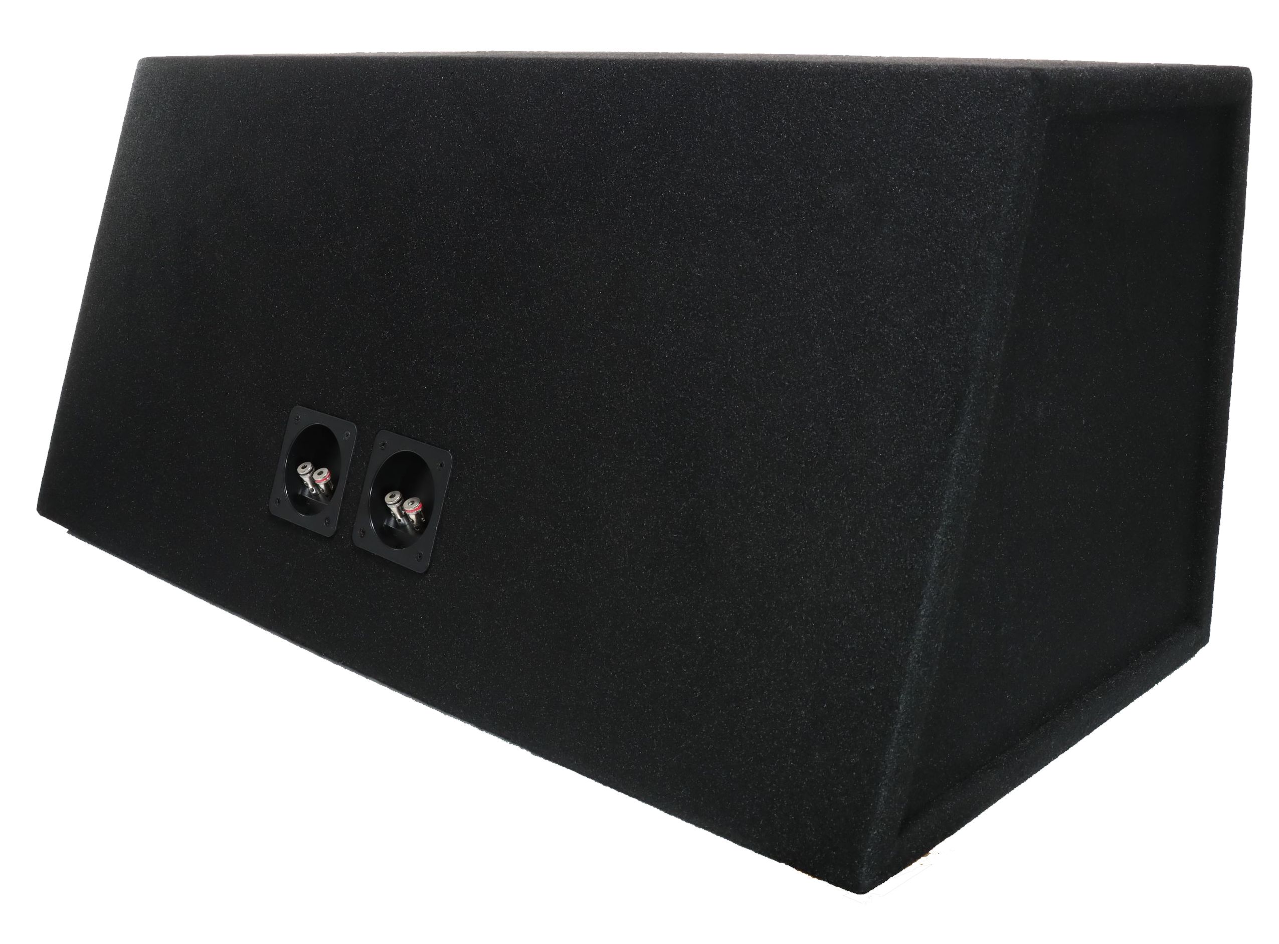 AUDIO SYSTEM Dubbele lege behuizing. Bassreflexbehuizing van 2x 42 Liter voor 2x 30 cm Bass - Br 12 2 evo 5 - BR12-2 EVO
