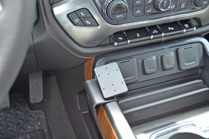 ProClip - Chevrolet Sierra/ Silverado 2500/3500 Serie 2015-2019 Console mount, Links - Brodit834963 4 - 834963