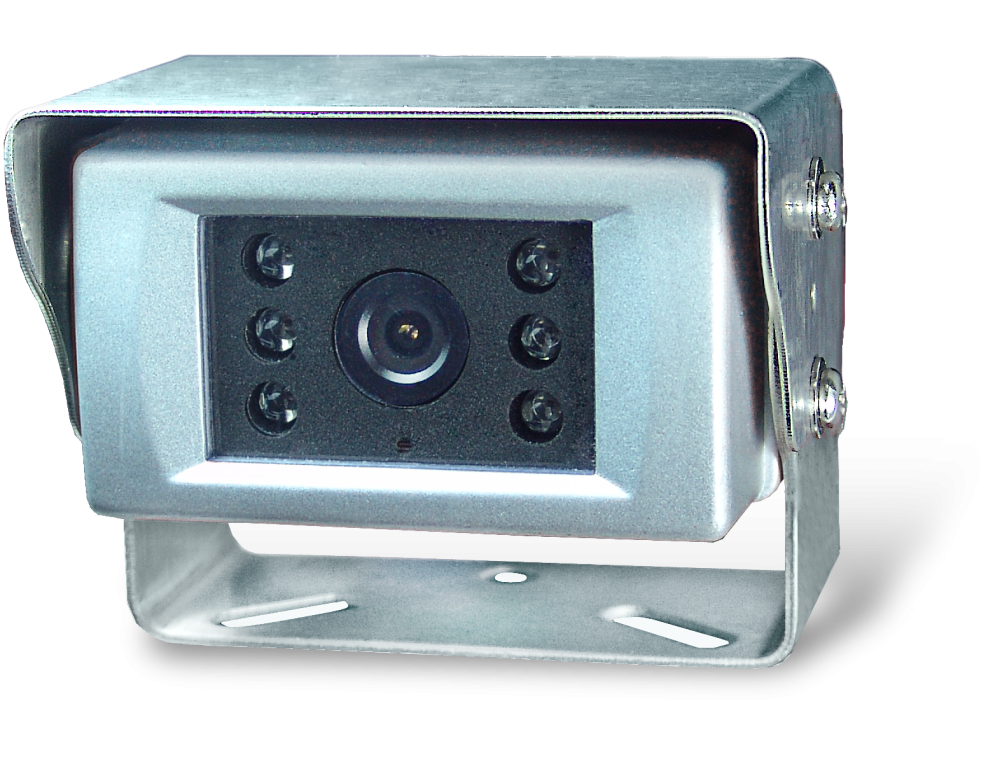 4 pins zilver/rvs opbouw camera - Cam304prvs png - CAM304PRVS