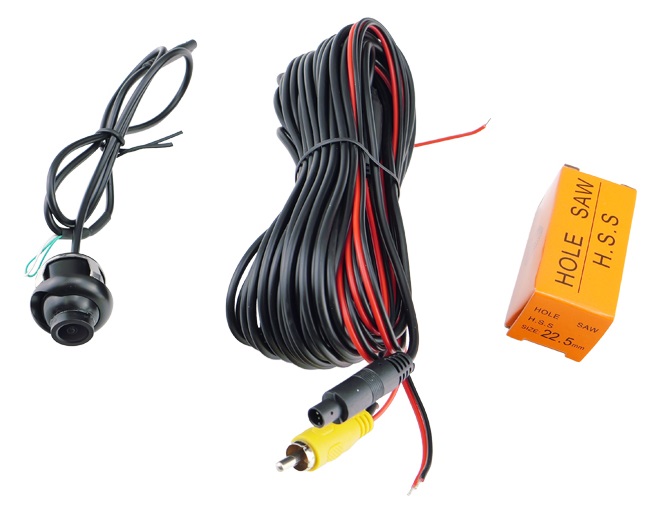 Rca 170 degree tulp 22,5mm inbouw camera - Cam83na 2 - CAM83NA