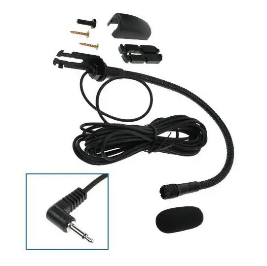 Zwanenhals Microfoon passief 3,5mm o.a.CK3100 / CK3300 / CK3500, Sony Ericsson, TomTom GO, JVC KD-BT - Chfm3 - CHFM3