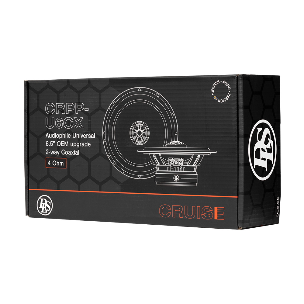DLS Cruise Universal 6.5"/165mm Coaxial 4ohm - Dls cruise crpp u6cx 7 - 610CRPPU6CX