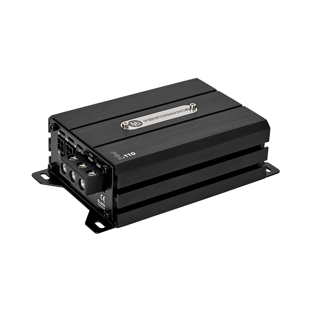 DLS Performance 4 Channel Slim Amplifier 110W RMS  - Dls performance ps4 - 610PS4110